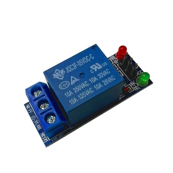 Imagem de Kit 5x Modulo Rele 1 Canal Led Indicador Para Arduino 5v/10a