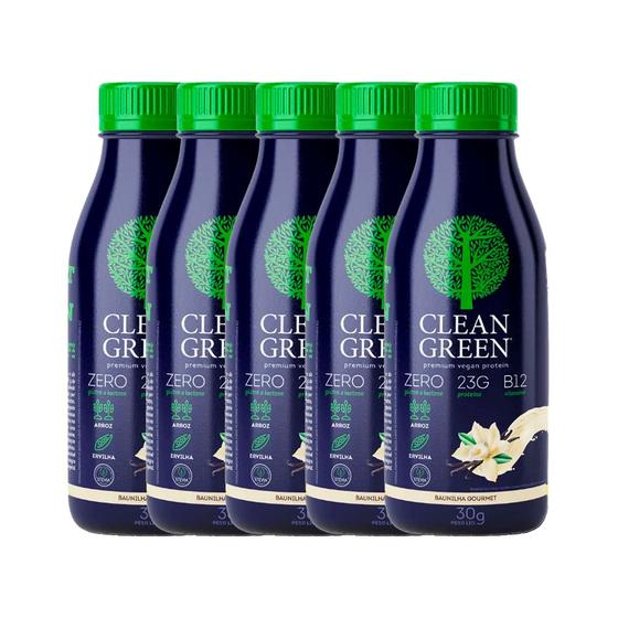 Imagem de Kit 5x Proteína Vegana Clean Green Dose Única - Cellgenix