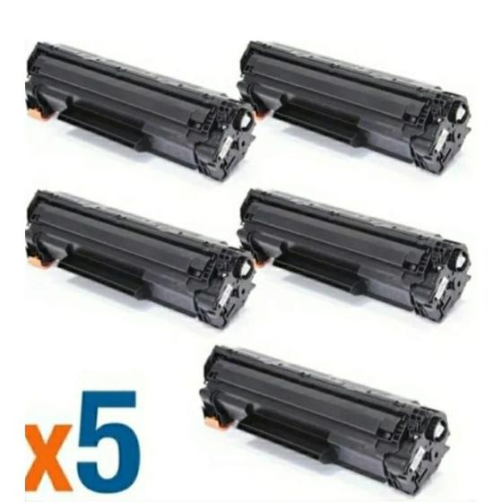 Imagem de Kit 5x Toner Compatível Cb435a 35a  P1005 P1006 I 1.8K