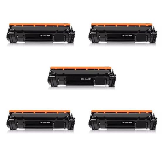 Imagem de Kit 5x Toner Compatível Cf248a 48a M15A M15W M28A M28W I 1K