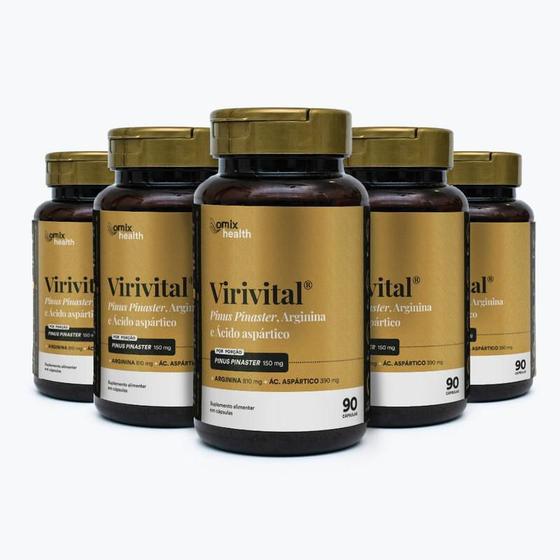 Imagem de Kit 5X Virivital - 90 Cápsulas