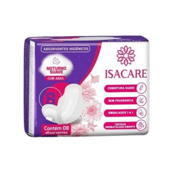 Imagem de Kit 6 absorvente isacare noturno com 8 cada (a escolher)