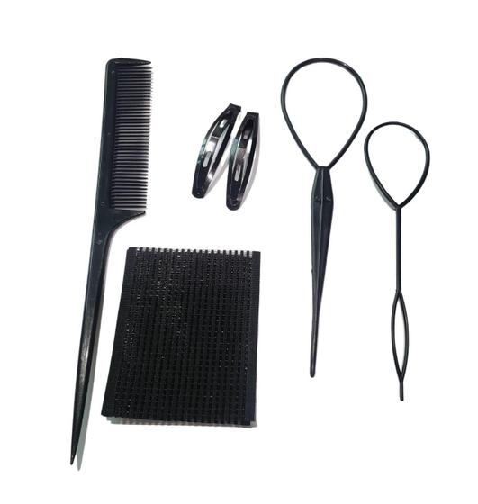 Imagem de Kit 6 Acessórios Cabelo Agulha Mágica, ,Tic Tac, Pente