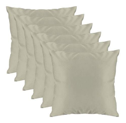 Imagem de Kit 6 Almofadas Decorativas Para Sala e Quarto Suede Escolha Sua Cor - WeD Decor