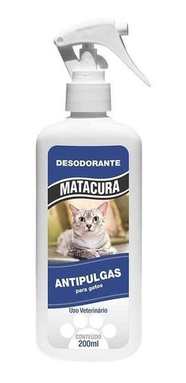 Imagem de Kit 6 Banho Seco AntiPulgas Desodorante Gatos Matacura 200ml