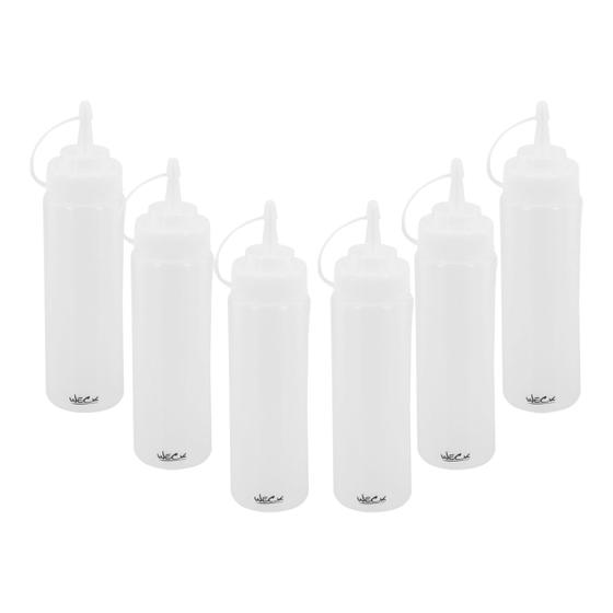 Imagem de Kit 6 bisnagas Flexível 800ml