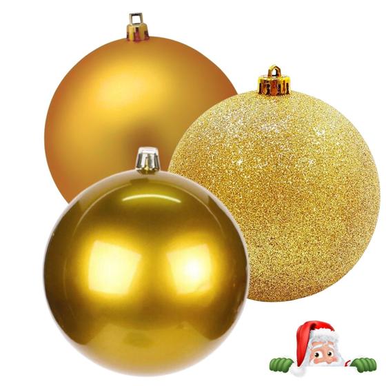 Imagem de Kit 6 Bolas Natalina Enfeite Decorativo para Árvore de Natal