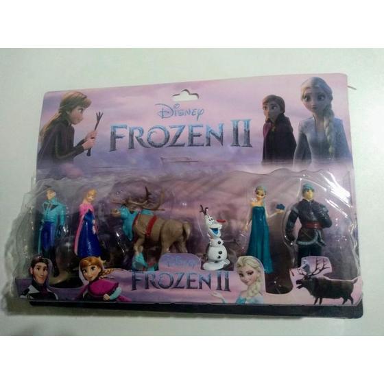 Imagem de Kit 6 Bonecos Frozen Congelados  Em Pvc..