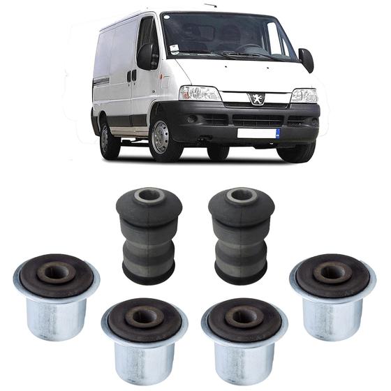 Imagem de Kit 6 Bucha Feixe Suspensão Traseira Boxer 2011 2012 2013 14