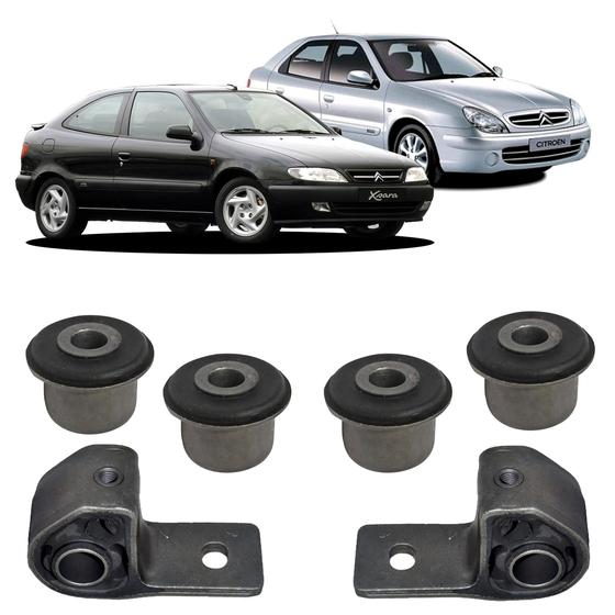 Imagem de Kit 6 Bucha Leque Dianteiro Citroen Xsara 1999-2002