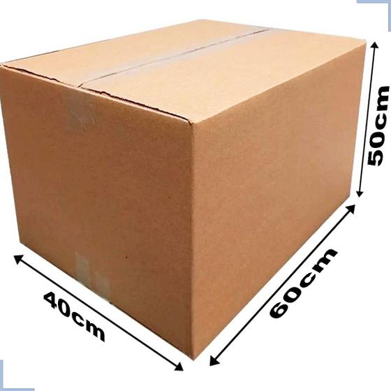 Kit 6 Caixas de Papelão Mudança 60x40x50 Menor preço em Kit 6 Caixas de Papelão Mudança 60x40x50