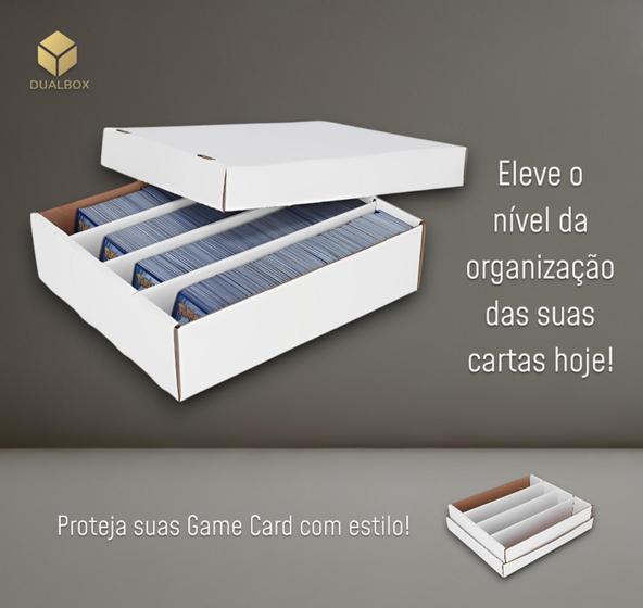 Imagem de KIT 6 Caixas GAME CARD Dualbox Organização - 4.000 Cartas - Magic, Pokémon, Yu-Gi-Oh!, Digimon