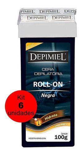 Cera Roll On Cera Para Depilar Negra Kit Cera Depilatória Roll-on