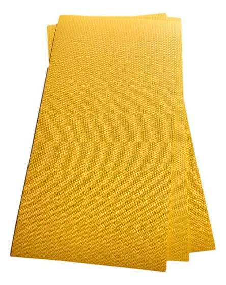 Imagem de Kit 6 Colchonetes Eva Tapete 100cm X 50cm X 10mm Amarelo