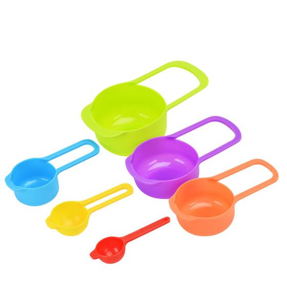 Imagem de Kit 6 Colheres Medidoras em Xícaras Colher e ML Coloridas