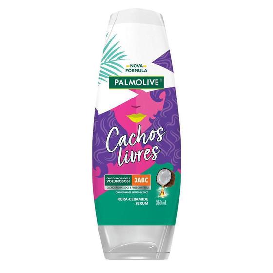 Imagem de Kit 6 cond palmolive 350ml cachos livres côco