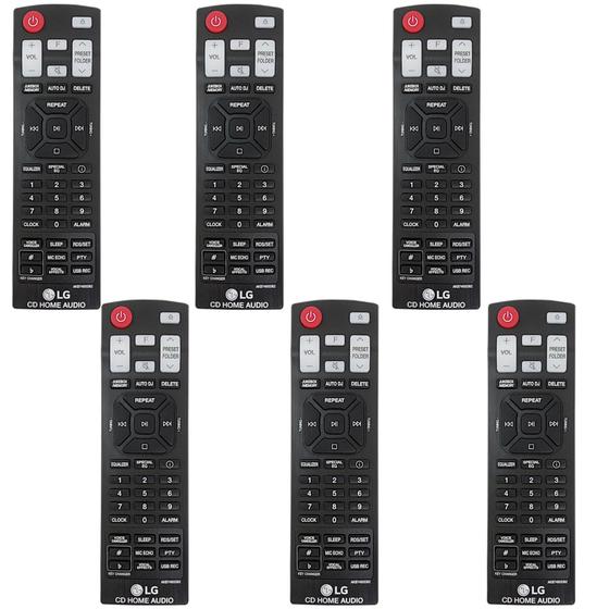 Imagem de Kit 6 Controles Mini System Lg Cl65, Oj98, Ck99 Akb74955362