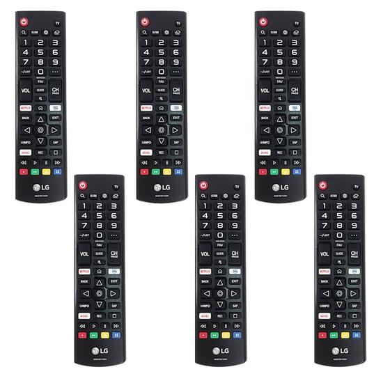 Imagem de Kit 6 Controles Remotos LG TV Smart AKB75675304