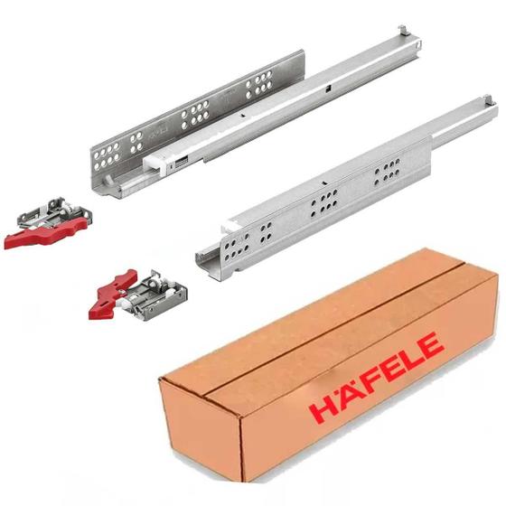 Imagem de Kit 6 Corrediças Invisivel Toque Matrix A30 Gt2 450Mm Hafele