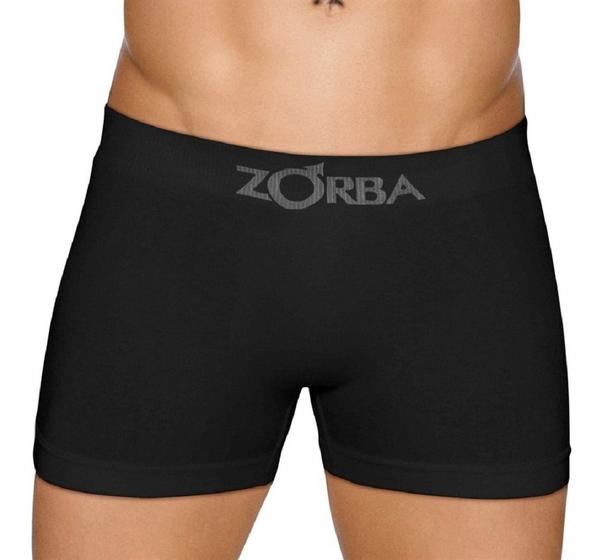 Imagem de Kit 6 cuecas boxer adulto sem costura 0781 zorba p ao gg