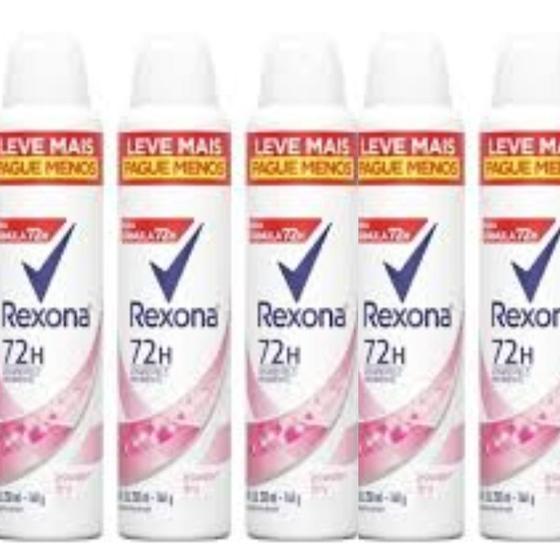 Imagem de kit 6 Desodorante antitranspirante 250ML aerossol rexona powder dry