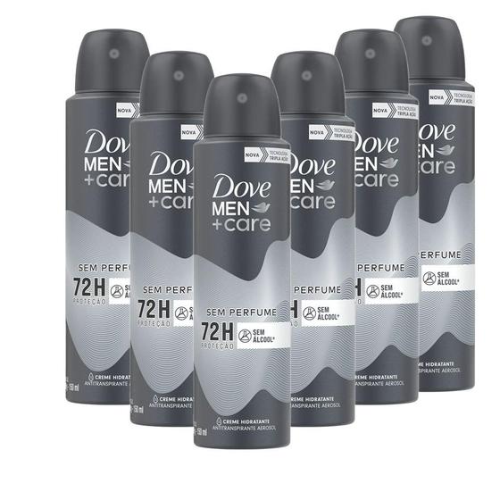 Kit 3 Desodorante Antitranspirante Aerosol Rexona Men Clinical Sem Perfume  150ml