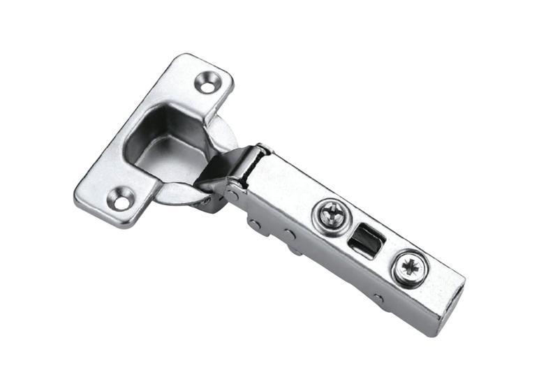 Imagem de Kit 6 dobradiças aço inox com amortecedor reta - metalla clip inox reta 104g c/ calço - 315.06.753