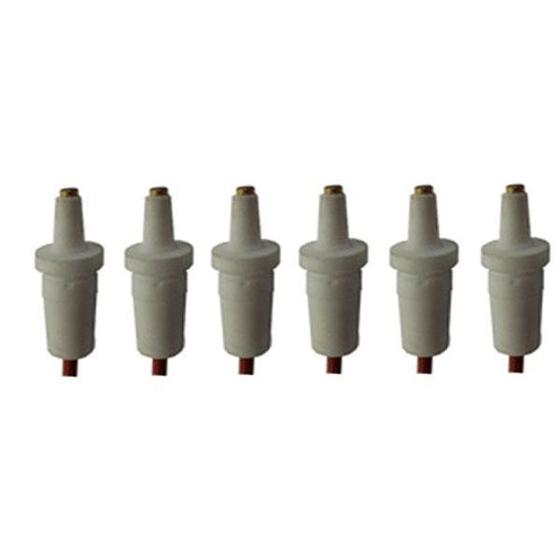 Imagem de Kit 6 Eletrodos Com Terminais Fino Para Fogões Atlas Moderno