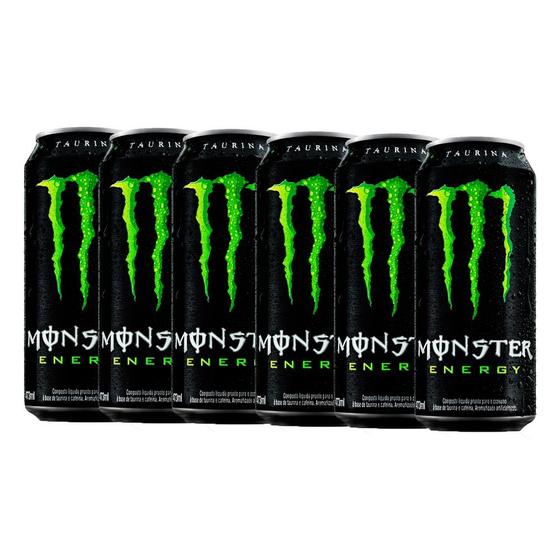 Imagem de Kit 6 Energético Monster Energy com 473ml