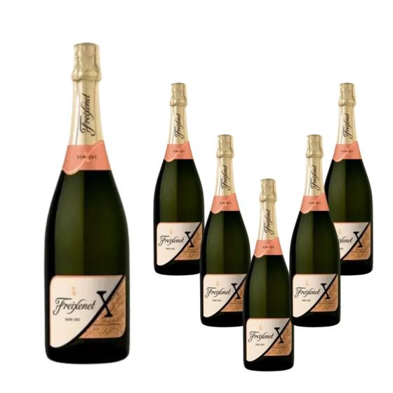 Kit 6 Espumante Freixenet Demi Sec 750ml Menor preço em Kit 6 Espumante Freixenet Demi Sec 750ml