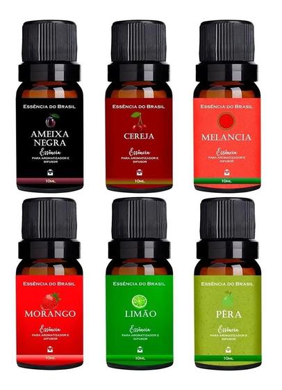 Imagem de Kit 6 Essências Frutais Aromatizador / Difusor Ambientes