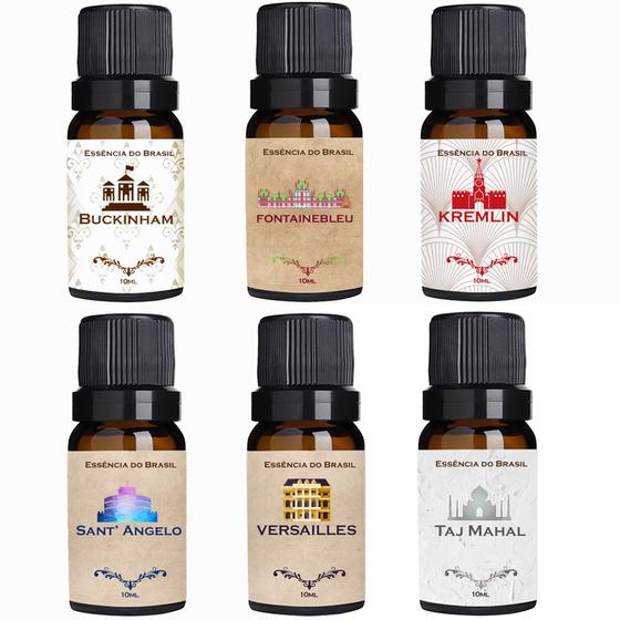 Imagem de Kit 6 Essências Palácios E Castelos 10ml - Para Difusor