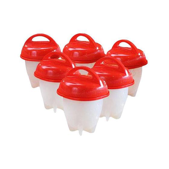 Kit 6 Formas Copo Silicone Para Ovos Cozinha Fogão Menor preço em Kit 6 Formas Copo Silicone Para Ovos Cozinha Fogão