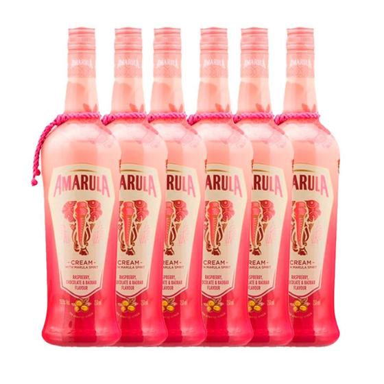 Imagem de Kit 6 Garrafas Licor Africano Amarula Raspberry E Chocolate