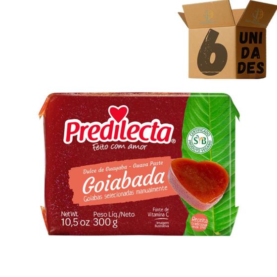 Imagem de Kit 6 Goiabada Predilecta Pacote