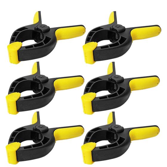 Imagem de Kit 6 Grampos Sargento 6 Pol. 150mm Marceneiro Multiuso Eda