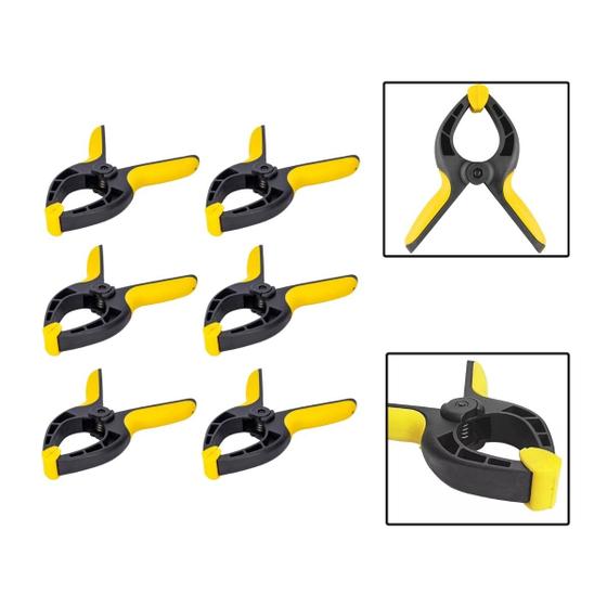 Imagem de Kit 6 Grampos Sargento Multiuso P/ Marceneiro 6 Pol. 150mm 