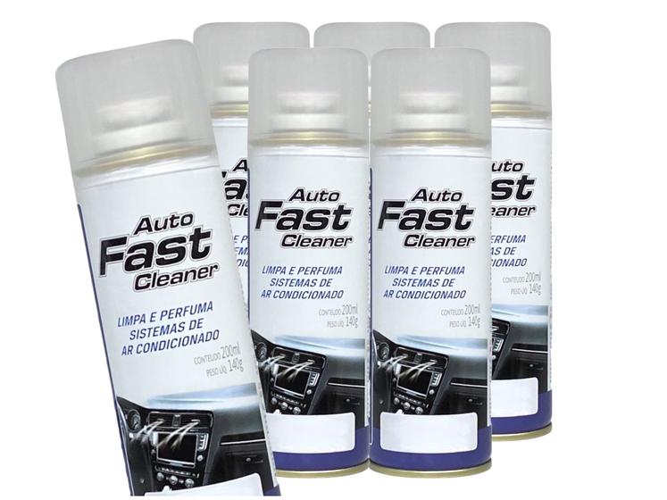 Imagem de Kit 6 Higienizador Limpa Ar Condicionado Carros Cheiro Carro Novo Perfuma Sistema Granada