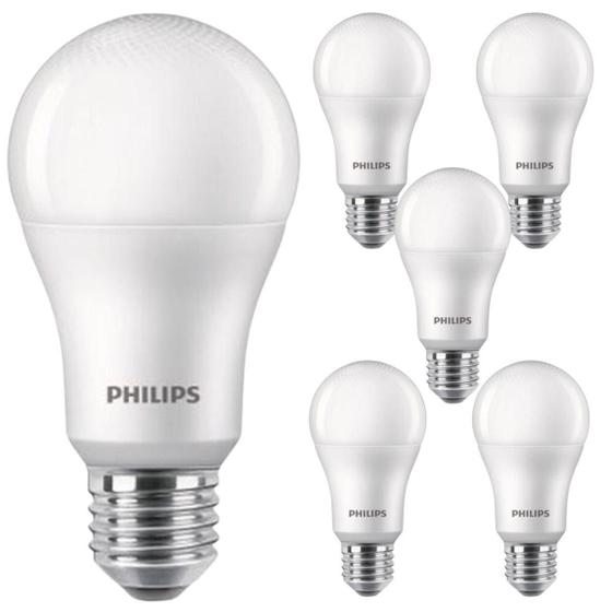 Imagem de Kit 6 Lâmpada Led 11W Philips E27 Residencial 3000K Equi 75W