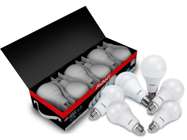 Kit 6 Lâmpada Led 9w Bulbo Soquete E27 Bivolt Menor preço em Kit 6 Lâmpada Led 9w Bulbo Soquete E27 Bivolt