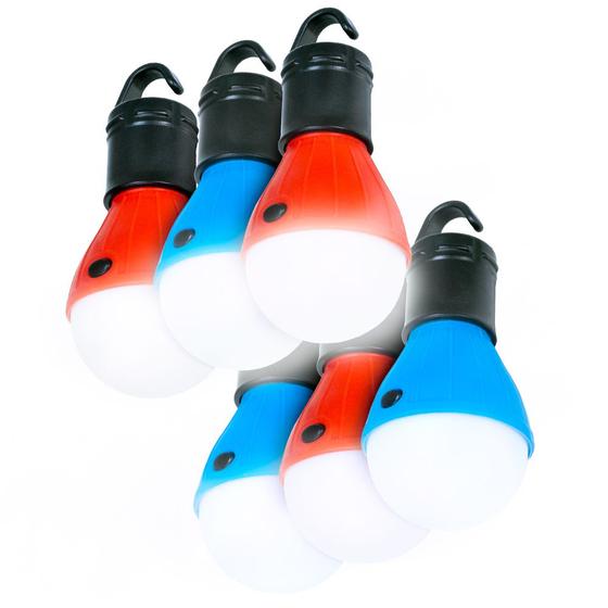 Imagem de Kit 6 Lampada Para Acampamento Led Barraca Camping Pesca