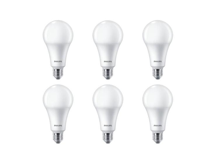 Imagem de Kit 6 Lâmpadas LED E27 Bulbo Philips Luz Fria 24W - Fria