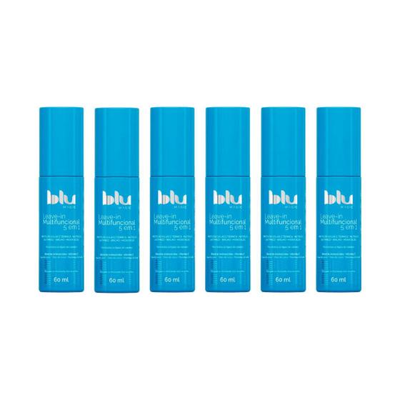 Imagem de Kit 6 Leave-in Multifuncional 5 em 1 Blu Magic Edp Parfum 60ml