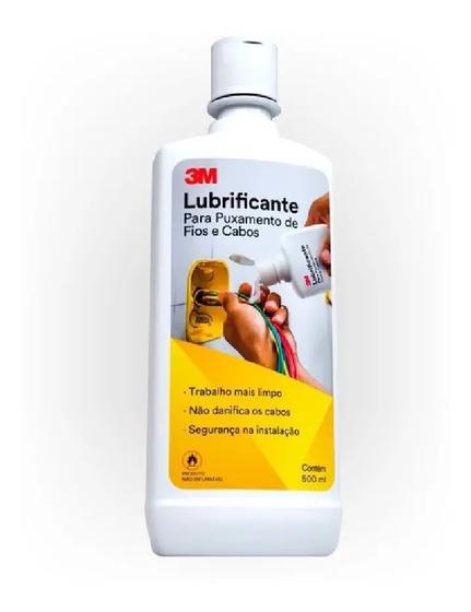 Imagem de Kit 6 lubrificante puxa cabo puxamento cabos e fios pro 500ml 3m