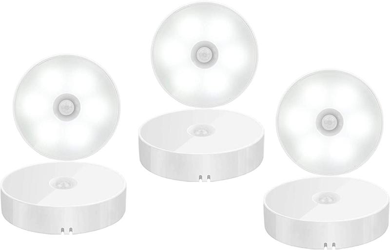 Imagem de Kit 6 Luminárias Led Com Sensor De Movimento Sem Fio Recarregável