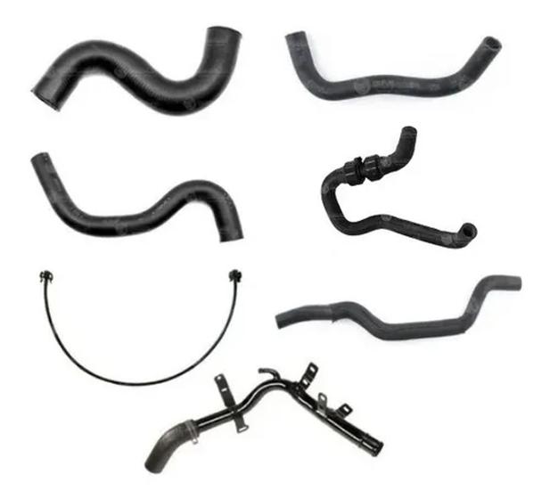 Kit 6 Mangueiras + Tubo 206 1.4 8v 2003/2012 Manual - 1343z2 Menor preço em Kit 6 Mangueiras + Tubo 206 1.4 8v 2003/2012 Manual - 1343z2