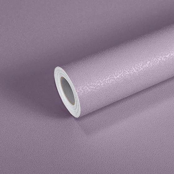 Imagem de Kit 6 Metros de Papel de Parede Texturizado Casca Rosa Lilas