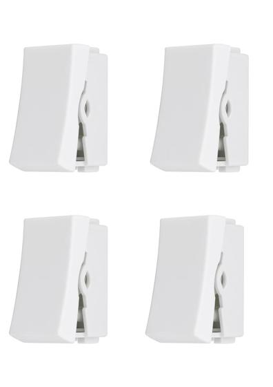 Imagem de Kit 6 Modulo Interruptor Paralelo Branco Steck Stella 868020