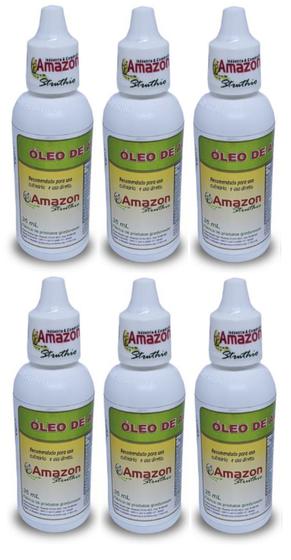 Imagem de Kit 6 Oleo De Avestruz Amazon Struthio - 35ml