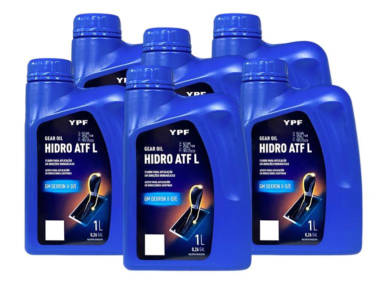 Imagem de Kit 6 Óleo para Direção Hidráulica Mineral ATF Tipo A